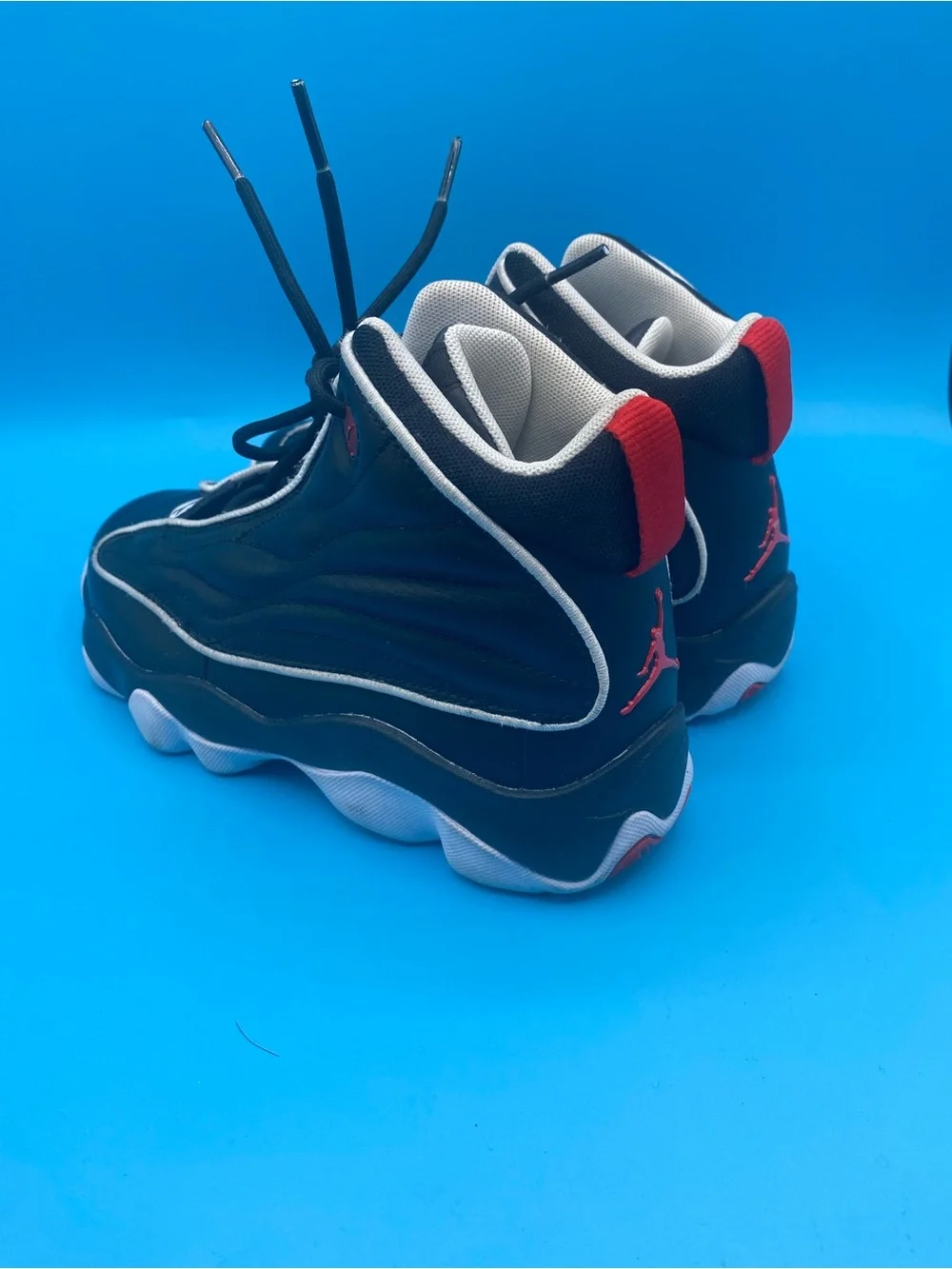 Jordan Pro Strong black, white, and university red - Picture 3 of 4